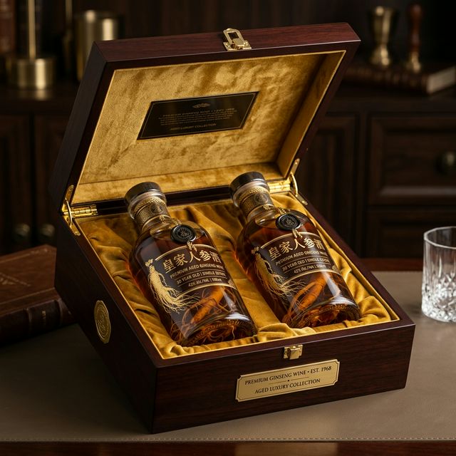 Rượu Nhân Sâm Cao Cấp Gift Set